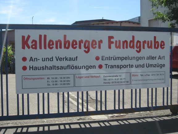 ffnungszeiten Brockenhaus Kallenberg